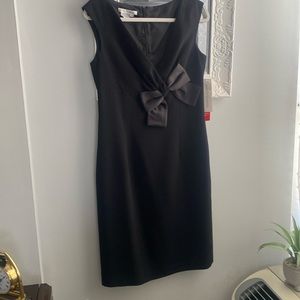 NWT MAGGY London black cocktail dress.